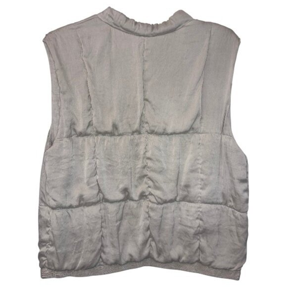 Transit Par Such cream full zip up puffer vest size 5 - Picture 5 of 7